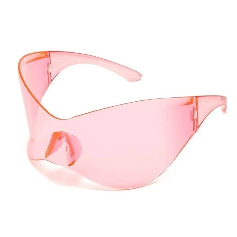 Pink Sunglasses Women Fashion Designer Pink Lens Fashion Designer‎ Shades Trendy